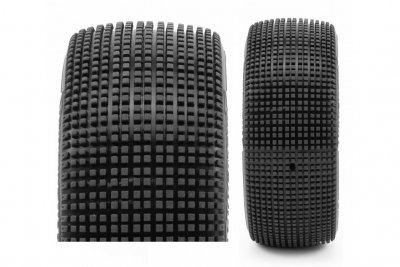 ADDICTIVE V2 BUGGY C1 (SUPER SOFT) nalepené gumy, černé disky, 2 ks.