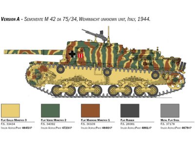 Italeri 6584 Tank Semovente M42 da 75/34 (1:35)