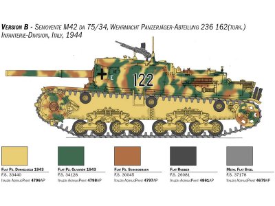 Italeri 6584 Tank Semovente M42 da 75/34 (1:35)