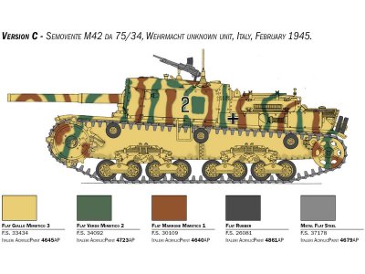 Italeri 6584 Tank Semovente M42 da 75/34 (1:35)