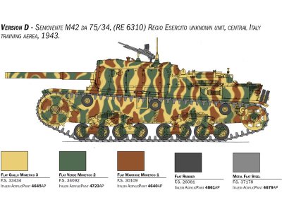 Italeri 6584 Tank Semovente M42 da 75/34 (1:35)