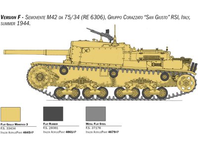 Italeri 6584 Tank Semovente M42 da 75/34 (1:35)