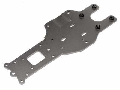 Rear Chassis Plate (Gunmetal)