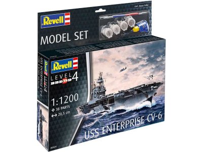 Revell 65824 USS Enterprise (1:1200) (sada)