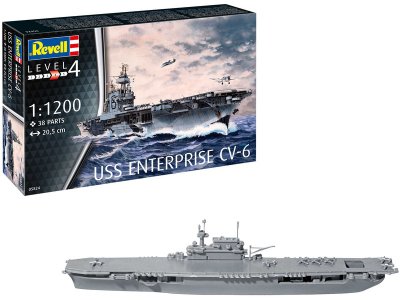Revell 65824 USS Enterprise (1:1200) (sada)