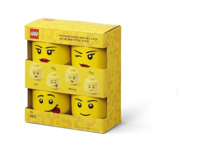 LEGO úložná hlava mini Multi pack 4ks