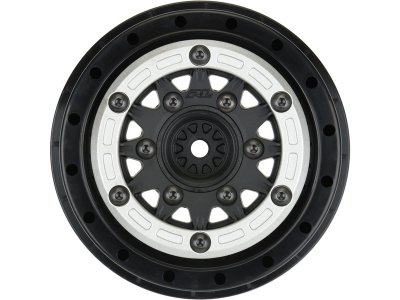 Pro-Line disk 2.2/3.0" Raid bead lock H12/H14 SC stříbrno-černý (2)