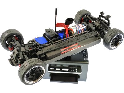 Robitronic stojan na RC auta šedý