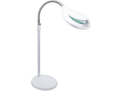 Lightcraft podlahová LED lampa s lupou a podstavcem