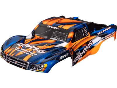 Traxxas karosérie Slash 2WD oranžovo-modrá