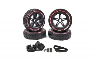 Exway Sada kol Cloud Wheel Rover Scarlet Red pro Atlas 2WD