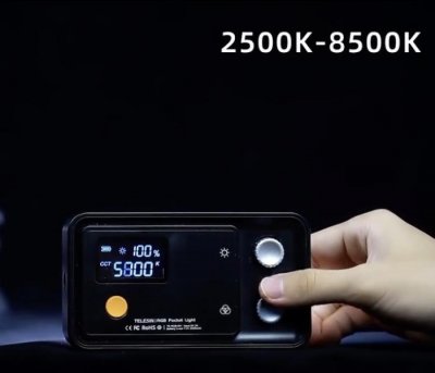 Nastavitelné RGB kapesní světlo (vč baterie)