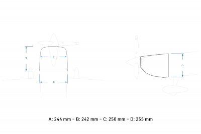 73" Laser 1850mm 35cc Zeleno-Černý