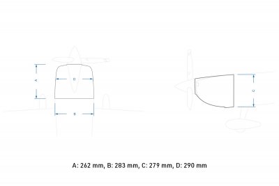 90" Extra NG 2290mm 60cc Červeno-Modrá