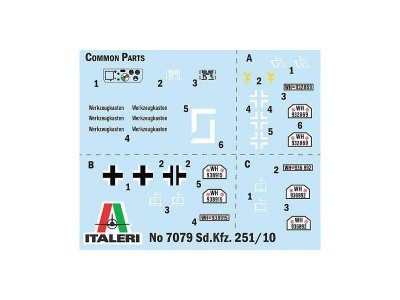 Italeri 7079 - Sd.Kfz. 251 /10 (1:72)
