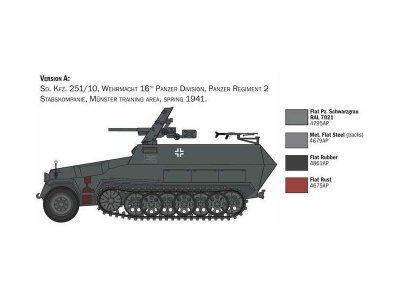 Italeri 7079 - Sd.Kfz. 251 /10 (1:72)