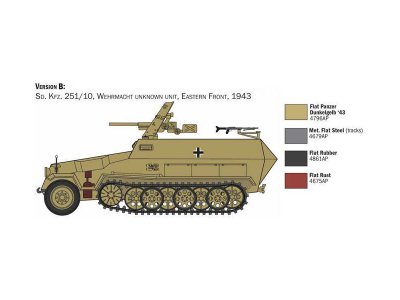 Italeri 7079 - Sd.Kfz. 251 /10 (1:72)