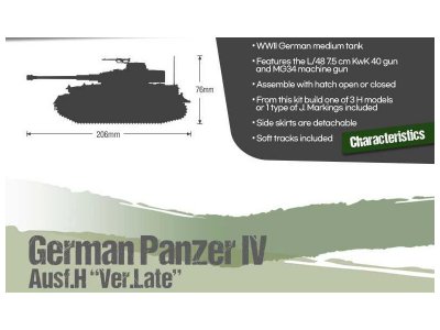 Academy 13528 Panzer IV Ausf.H Ver.Late 1:35