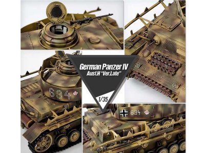 Academy 13528 Panzer IV Ausf.H Ver.Late 1:35