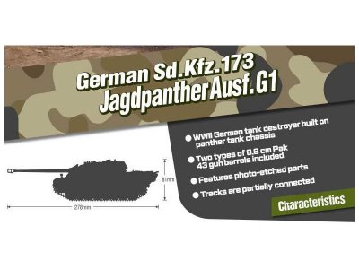 Academy 13539 Sd.Kfz.173 Jagdpanther Ausf.G1 1:35