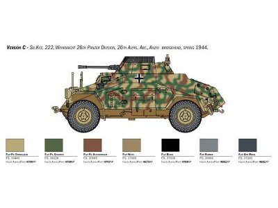 Italeri Sd. Kfz. 222-223 (1:56)