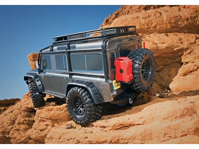 Traxxas TRX-4 Land Rover Defender 1:10 TQi RTR s navijákem pískový