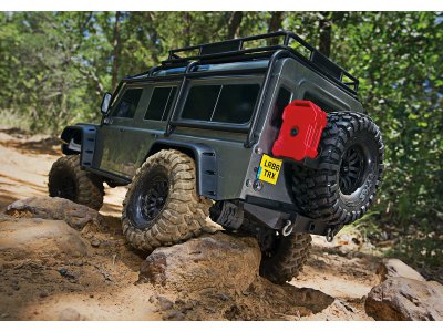 Traxxas TRX-4 Land Rover Defender 1:10 TQi RTR s navijákem pískový