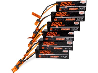 Spektrum Smart LiPo 11.1V 14000mAh 120C Smart G2 Pro Basher IC5