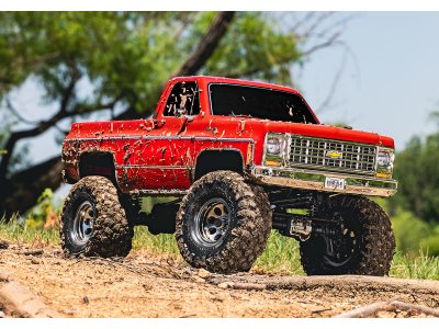 Traxxas TRX-4 Chevrolet K10 1979 TQi 1:10 RTR stříbrný