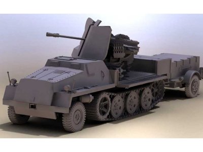 Revell 03293 - sWS mit Flak-Aufbau als Sfl. mit 3,7cm Flak 43 (1:72)