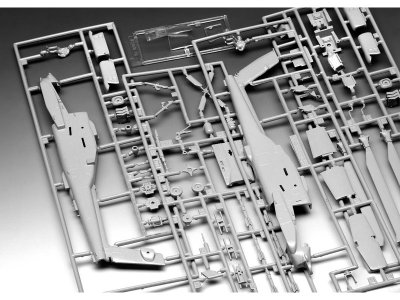Revell vrtulník 03824 - AH-64A Apache (1:72)