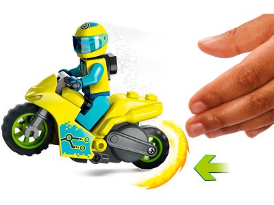 LEGO City - Kaskadérská kybermotorka