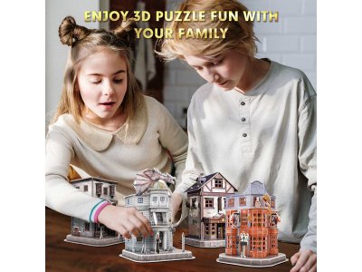 Revell 3D Puzzle - Harry Potter Diagon Alley Set