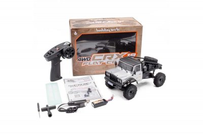 RTR HOBBYTECH CRX18 Truck Trial 1/18, 4wd, Honcho verze, - stříbrný