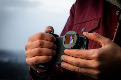 Freewell Sherpa anamorfický Blue Streak objektiv s filtry pro iPhone 13/14