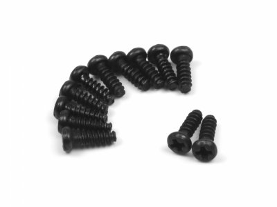 Samořezné šroubky s plochou hlavou PBHO2.6x8mm (12ks) Smyter