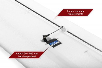 KAVAN Swift S-1 2400mm ARF - modrá