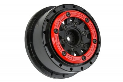 Disky Raid SC 2.2"/3.0", 12 a 14mm šestihran, (2 ks.), Bead-Loc , červeno/černé