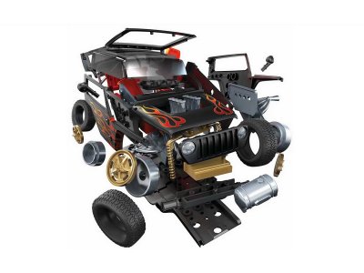 Airfix Quick Build Jeep Quicksand Concept