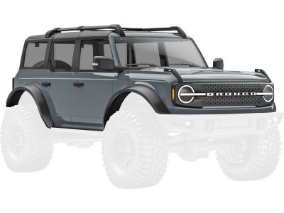 Traxxas karosérie Ford Bronco 2021 kompletní tmavě stříbrná (pro #9735)