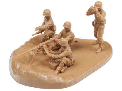 Zvezda 6286 figurky - US Browning M2 s vojáky (1:72)
