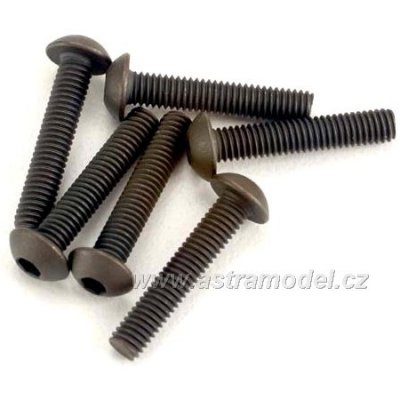 Traxxas šroub imbus M3x15mm půlkulatá hlava (6)