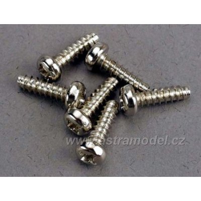 Traxxas vrut křížový 3x10mm půlkulatá hlava zink. (6)