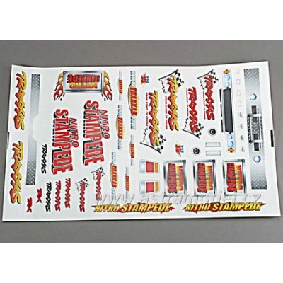Traxxas samolepky: Nitro Stampede
