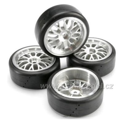 Traxxas kolo 2.0", disk Mesh saténový, pneu Pro-Trax (2 páry)