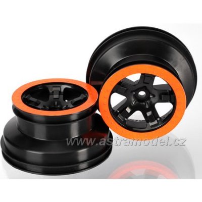 Traxxas disk 2.2/3.0" SCT černý-oranžový (2) (2WD přední)