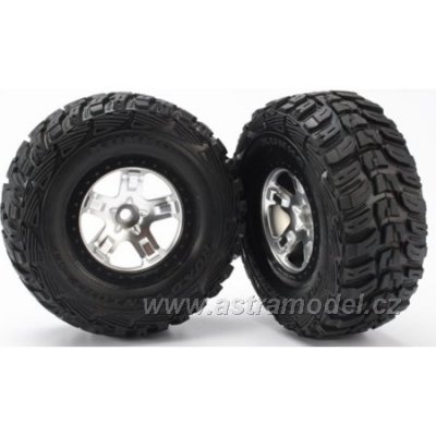 Traxxas kolo 2.2/3.0", disk SCT saténový-černý, pneu Kumho (2) (2WD přední)