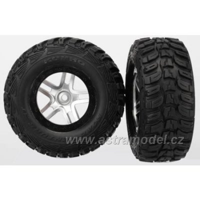 Traxxas kolo 2.2/3.0", disk SCT Split-Spoke saténový-černý, pneu Kumho (2)