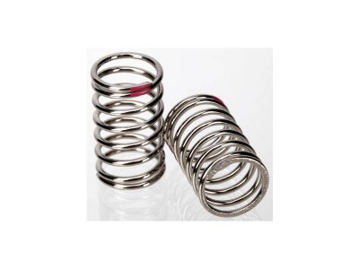 Traxxas pružina tlumiče GTR tuhost #2.77 růžová (2)